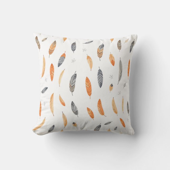Coussin Collection Bohème Tendance Luxe Plumes (Recto)