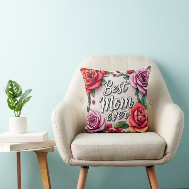 Coussin Collection Cadeau Floral Moderne (Chaise)