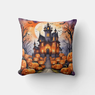 Coussin Collection Citrouille moderne Halloween d'automne
