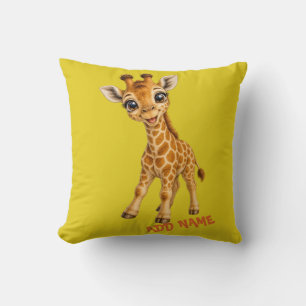Coussin Collection d'animaux bébé actifs mignons Girafe Ci