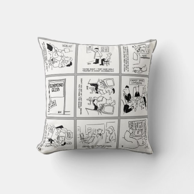 Coussin Collection de blagues drôles Design (Recto)