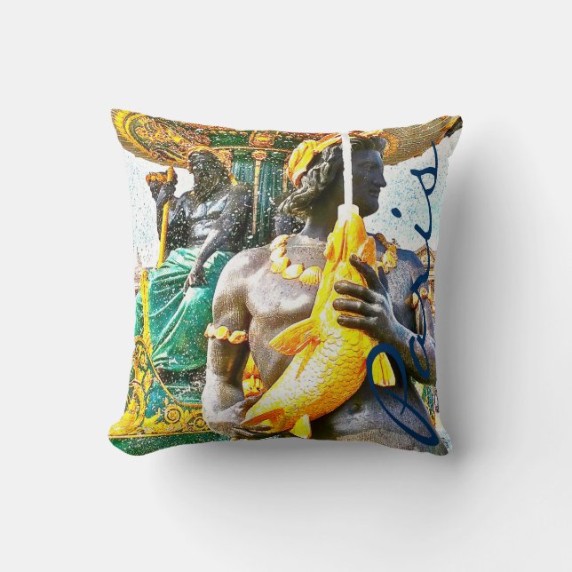 Coussin Collection de concepteur de Place de la Concorde (Recto)