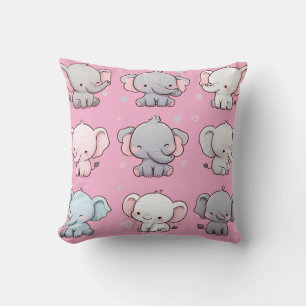Coussin Collection de design éléphant adorable pour une ma