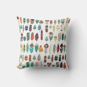 Coussin Collection de dessins ethniques tribaux vintages d