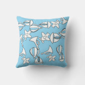 Coussin Collection de jouets Enfants Trim Lt Blue (Verso)