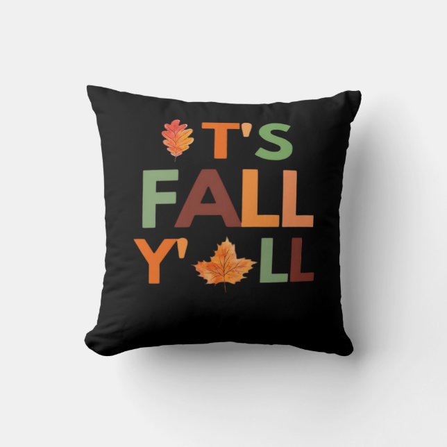 Coussin Collection de la saison d'automne C'est l'automne  (Recto)