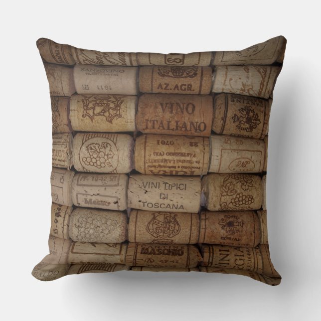 Coussin Collection de liège de vin (Recto)