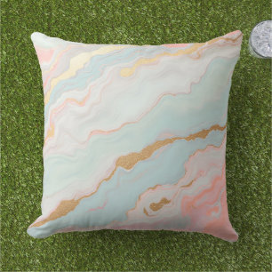 Coussin Collection de luxe en or rose blush populaire et m