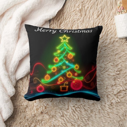 Coussin Collection de Noël moderne Neon (Couverture)