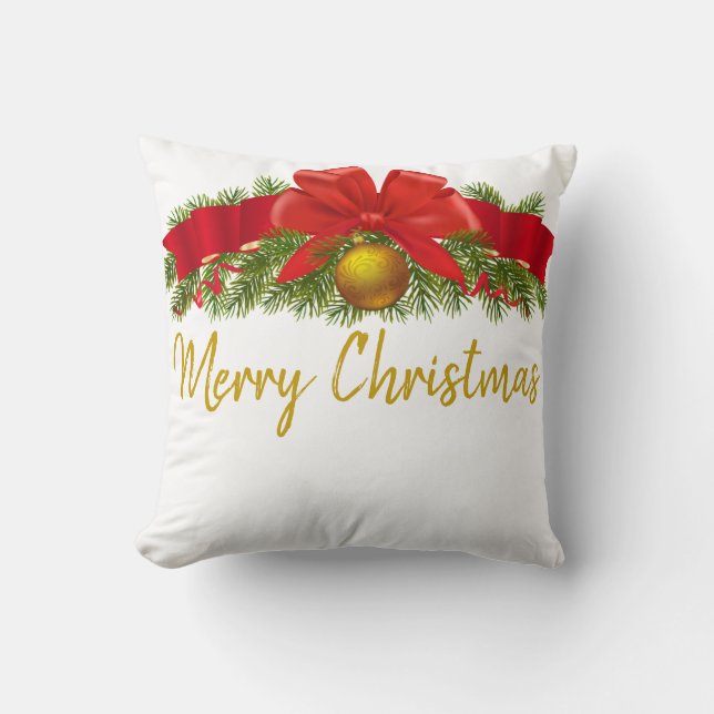Coussin Collection de Noël Suzanne Elizabeth - Jeter la pi (Recto)