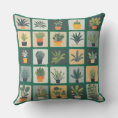 Coussin Collection de plantes (Verso)