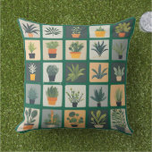 Coussin Collection de plantes (Herbe)