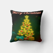 Coussin Collection de vacances néon tendance de Noël (Verso)