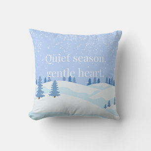 Coussin Collection Douce Hiver — Calme, Confortable & Inte