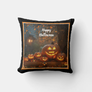 Coussin Collection famille Halloween citrouille