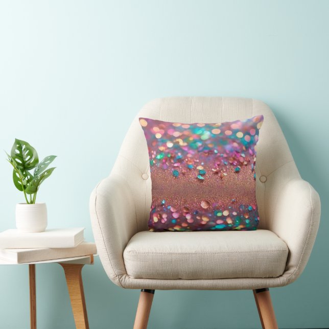 Coussin Collection Holographique Opale parties scintillant (Chaise)