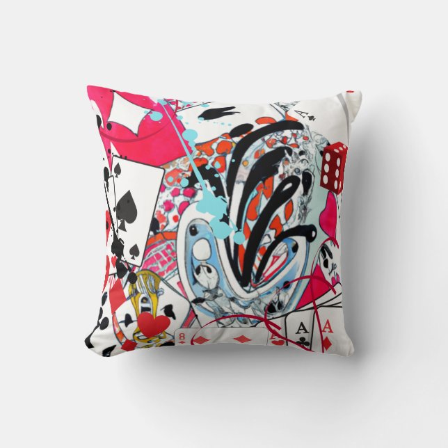 Coussin Collection Jeux de cartes (Recto)