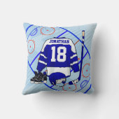 Coussin Collection Kids Ice Hockey Bedroe et En Suite (Verso)