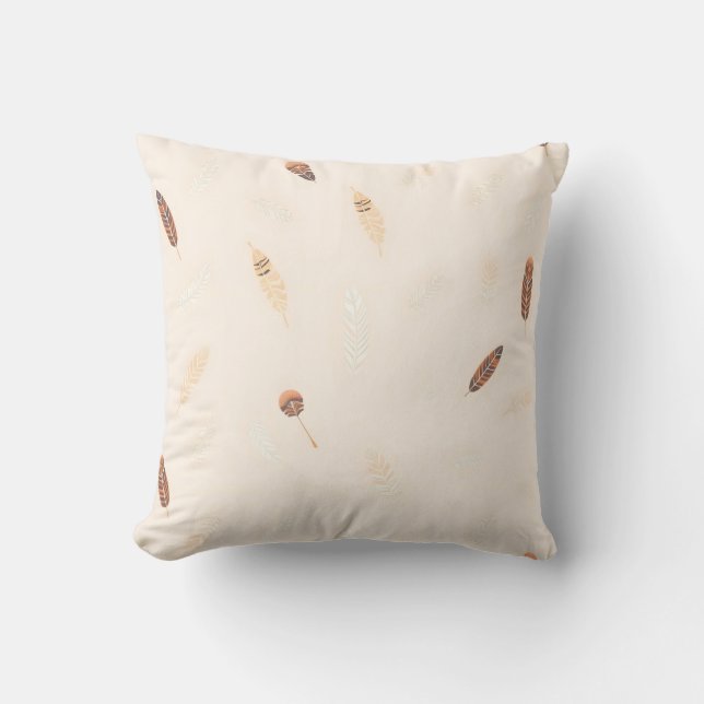 Coussin Collection Luxueuse Bohème Populaire Feathers (Recto)