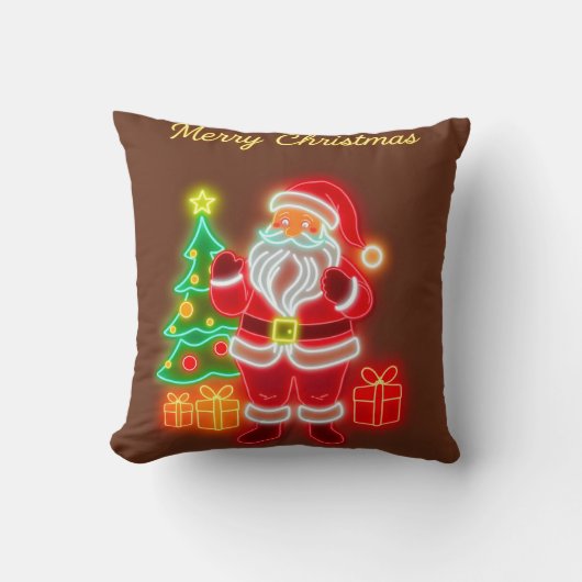 Coussin Collection Noël Moderne Neon (Recto)