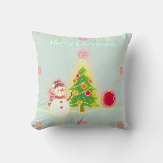 Coussin Collection Noël Neon tendance Vacances (Recto)