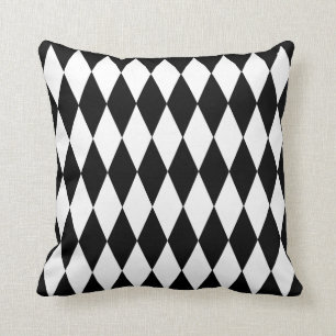 Coussin Collection noire et blanche de conception de