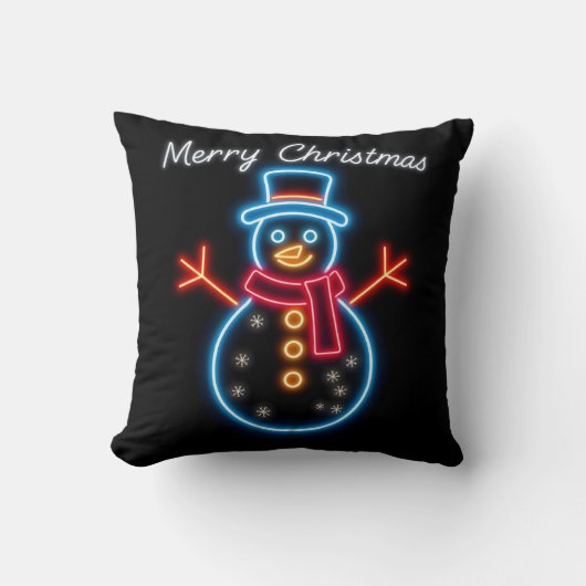 Coussin Collection tendance Noël Neon Holiday (Recto)