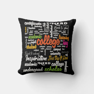 Coussin College Education Word Cloud motifs