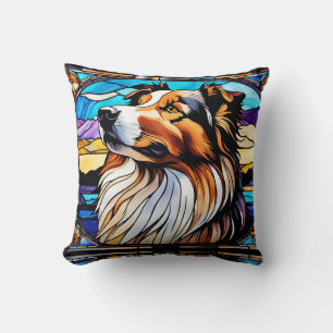 Coussin Collie Stainverre look