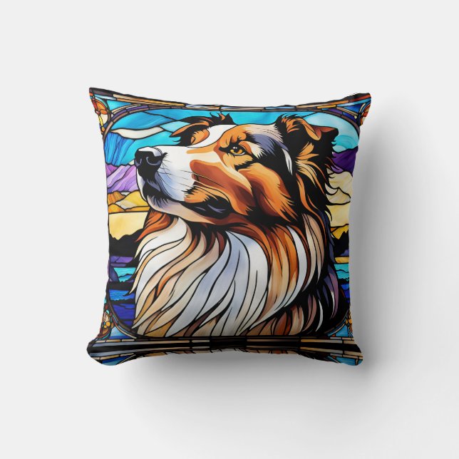 Coussin Collie Stainverre look (Recto)