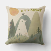 Coussin Collines de Petit Explorateur (Recto)