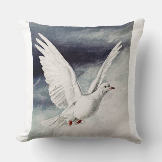 Coussin Colombe du Saint-Esprit Confirmation religieuse et (Recto)