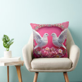 Coussin Colombes de mariage Romance de mariage classique (Chaise)