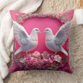 Coussin Colombes de mariage Romance de mariage classique (Couverture)