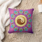 Coussin Colombes de paix et d'harmonie avec le mandala (Couverture)