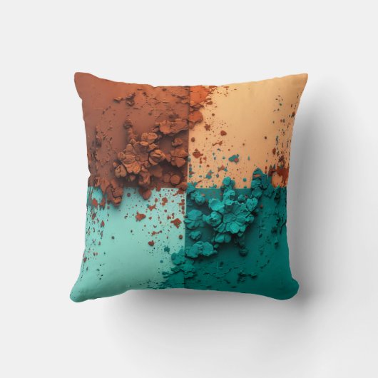 Coussin Color Blocks Throw Pillow (Verso)