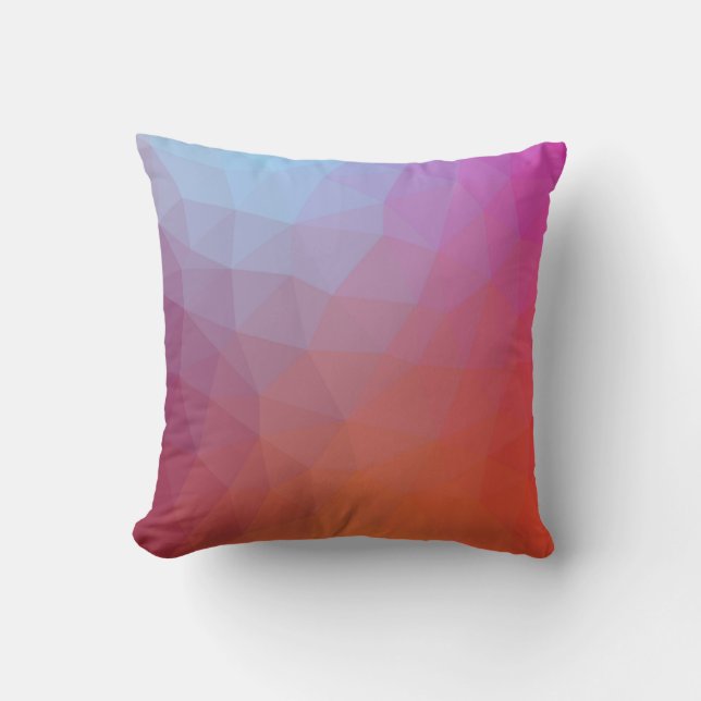Coussin color theme mosaic abstract backgroundabstract,bac (Recto)