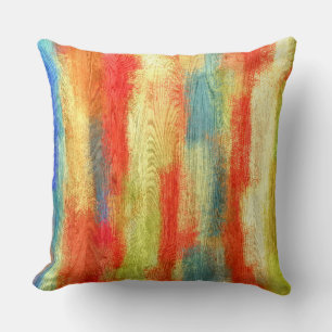 Coussin Coloré Abstrait Grain Texture