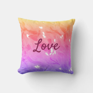 Coussin Coloré arc-en-ciel amour fierté lgbtq gay motif te