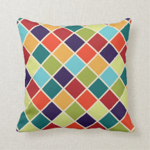 Coussin coloré Harlequin
