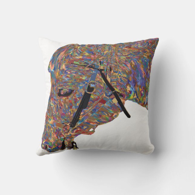 Coussin Coloré Héra le Cheval (Verso)