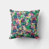 Coussin coloré moderne  (Verso)