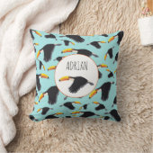 Coussin Coloré Toucan Tropical Bird Motif (Couverture)