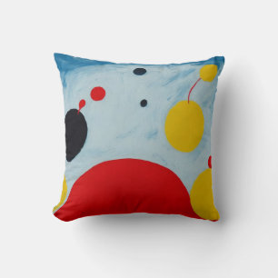 Coussin Colorée moderne Abstraite Fuir la butte