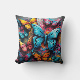 Coussin Colorful Butterfly Pillow