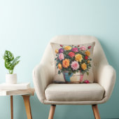 Coussin Colorful roses bouquet (Chaise)