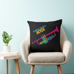 Coussin Colorful trumpet