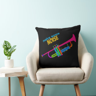 Coussin Colorful trumpet