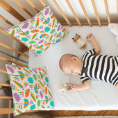 Coussin Colorful Umbrellas with Clouds and Raindrops