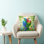 Coussin Colourful bird Throw Cushion (Chaise)